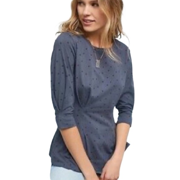 ANTHROPOLOGIE T.La Carbon Top - Picture 1 of 8